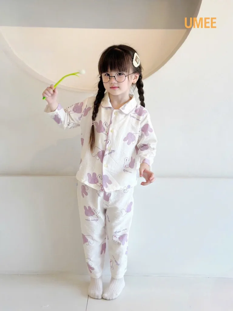 Bộ PIJAMA HỌA TIẾT 𝗥𝗔𝗕𝗕𝗜𝗧